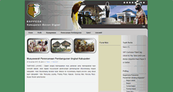 Desktop Screenshot of bappeda.bovendigoelkab.go.id